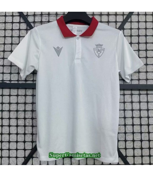 Tailandia Equipacion Camiseta Osasuna Polo Blanco 2025 2026 S20597