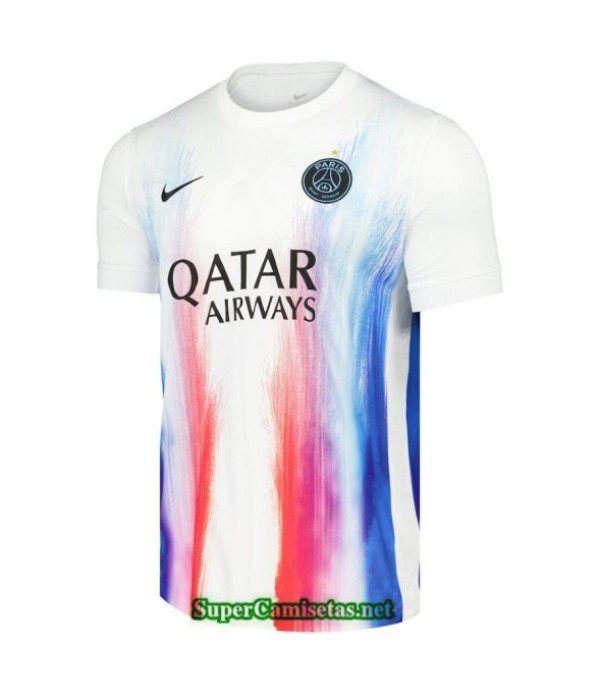 Tailandia Equipacion Camiseta Psg Pre Match Especial Ldc Blanco S20675