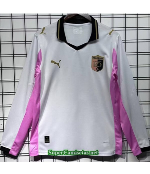 Tailandia Equipacion Camiseta Palermo 125 Aniversario Manga Larga 2025 2026 S21289