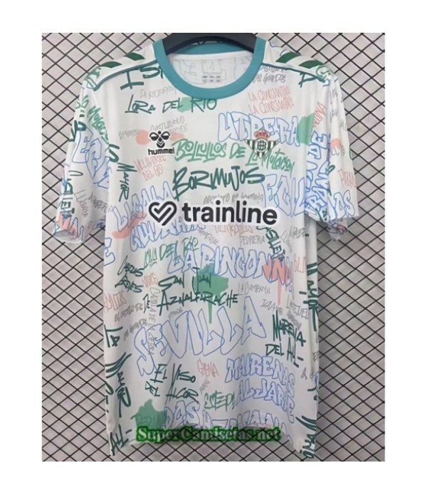 Tailandia Equipacion Camiseta Real Betis Pre Match...