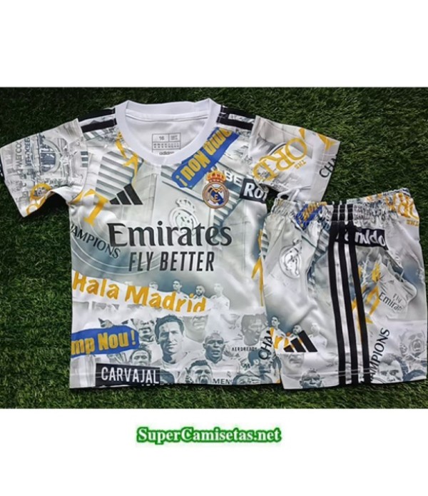 Tailandia Equipacion Camiseta Real Madrid Niño 20...