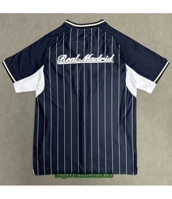 Tailandia Equipacion Camiseta Real Madrid Béisbol Azul 2025 2026 S20609