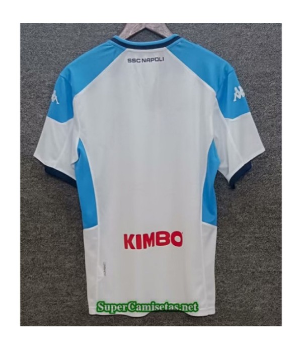 Tailandia Equipacion Camiseta Retro Napoli Blanco 19 S21248