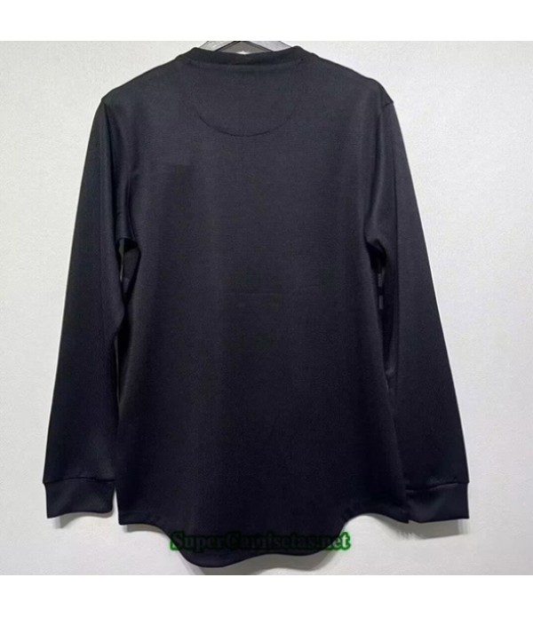 Tailandia Equipacion Camiseta Retro Portugal Manga Larga Negro 12 13 S21201