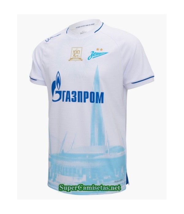 Tailandia Equipacion Camiseta Zenit St Petersburg Blanco 2025 2026 S20896