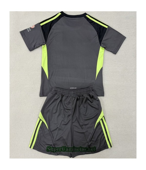 Tailandia Portero Equipacion Camiseta Aston Villa Niño Gris/negro 2025 2026 S20940