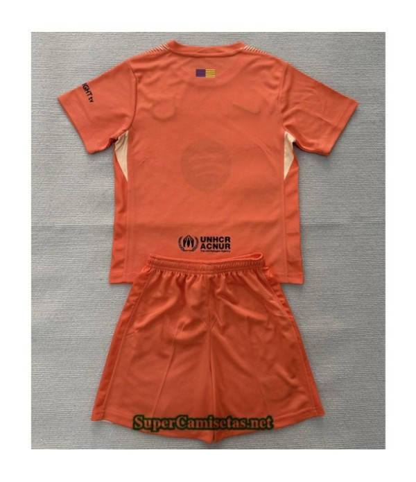 Tailandia Portero Equipacion Camiseta Barcelona Niño Naranja 2025 2026 S20555