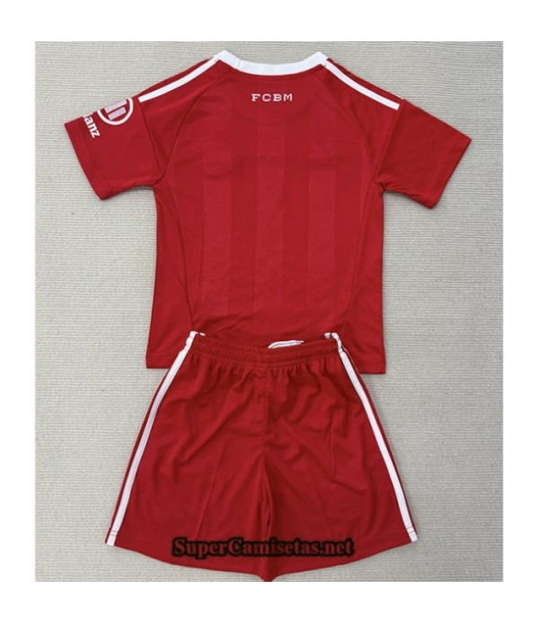 Tailandia Portero Equipacion Camiseta Bayern Munich Niño Rojo 2025 2026 S20010