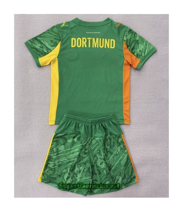 Tailandia Portero Equipacion Camiseta Borussia Dortmund Niño Verde 2025 2026 S20030