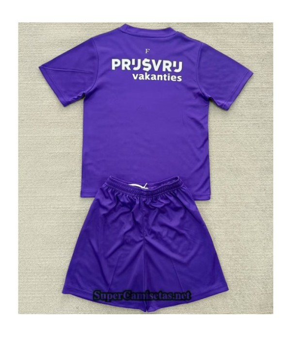 Tailandia Portero Equipacion Camiseta Feyenoord Niño Púrpura 2025 2026 S20842