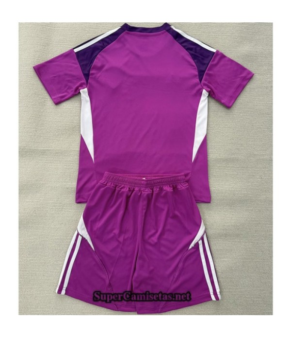 Tailandia Portero Equipacion Camiseta Leeds United Niño Púrpura 2025 2026 S21018