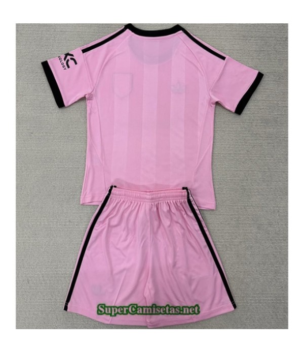 Tailandia Portero Equipacion Camiseta Manchester United Niño Rosa 2025 2026 S21058