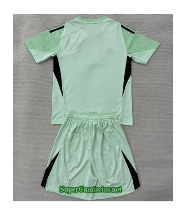 Tailandia Portero Equipacion Camiseta Manchester United Niño Verde 2025 2026 S21062