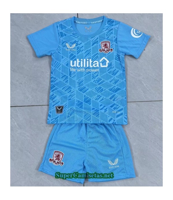 Tailandia Portero Equipacion Camiseta Middlesbrough Niño 2025 2026 S21070