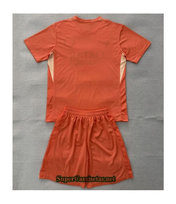 Tailandia Portero Equipacion Camiseta Psg Niño Naranja 2025 2026 S20662