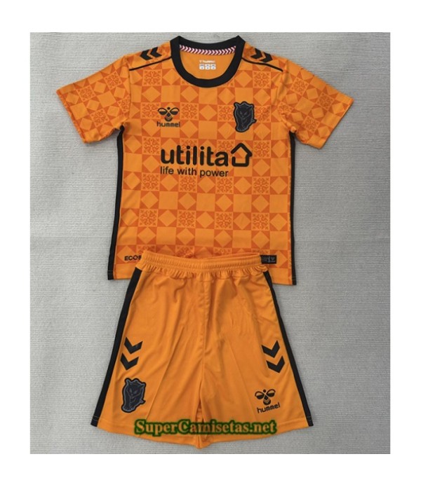 Tailandia Portero Equipacion Camiseta Sunderland Niño Naranja 2025 2026 S21097