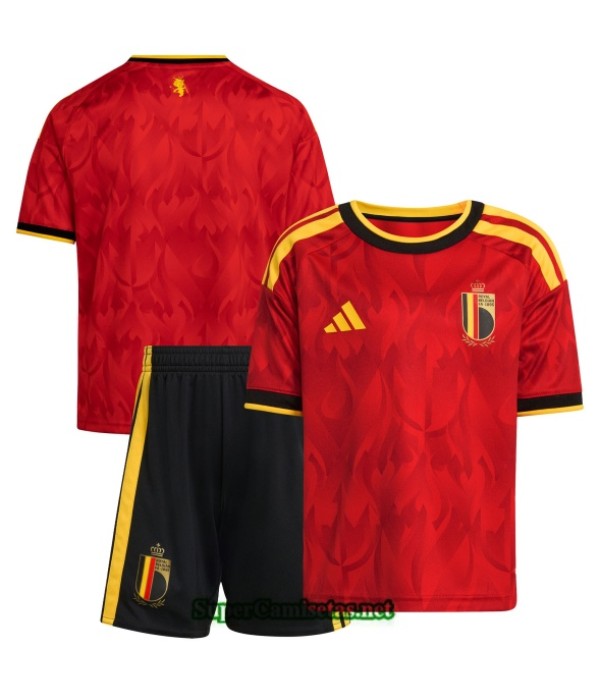 Tailandia Primera Equipacion Camiseta Bélgica Niño 2026 2027 S20713