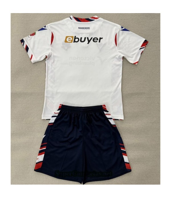 Tailandia Primera Equipacion Camiseta Bolton Wanderers Niño 2025 2026 S20953