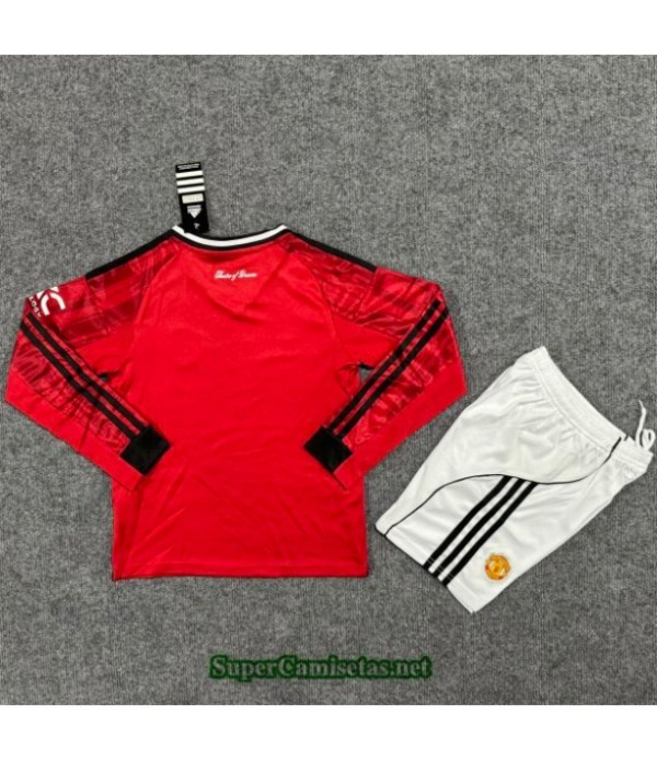 Tailandia Primera Equipacion Camiseta Manchester United Niño Manga Larga 2025 2026 S21056