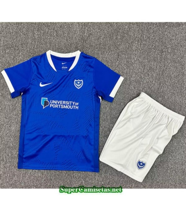 Tailandia Primera Equipacion Camiseta Portsmouth F.c Niño 2025 2026 S21082