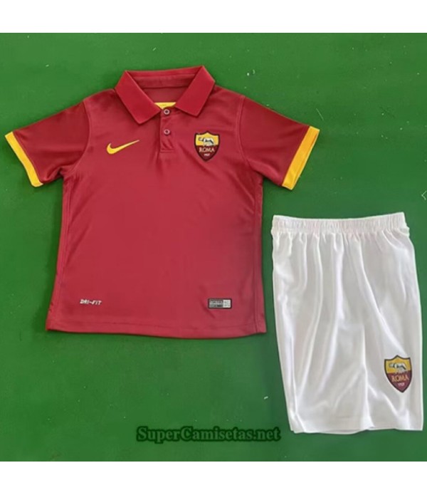 Tailandia Primera Equipacion Camiseta Retro As Roma Niño 14 15 S21236