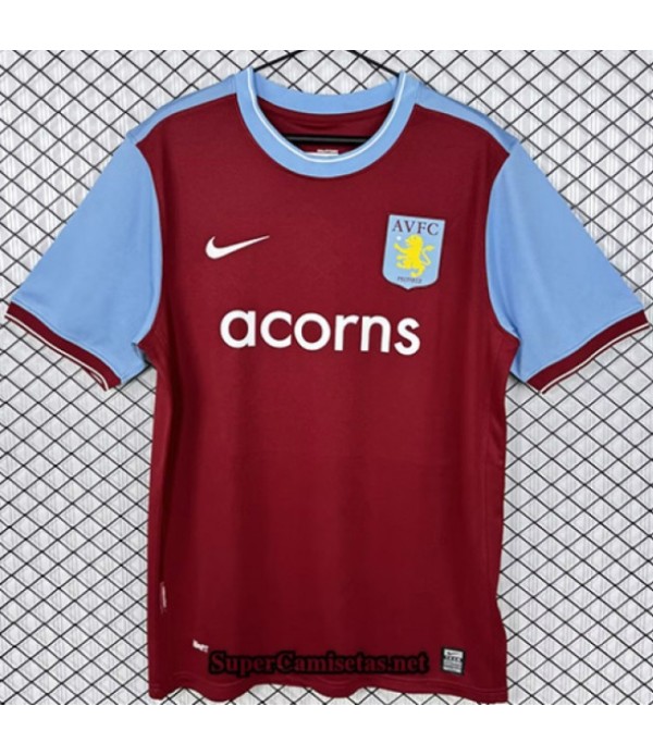 Tailandia Primera Equipacion Camiseta Retro Aston Villa 09 10 S21208