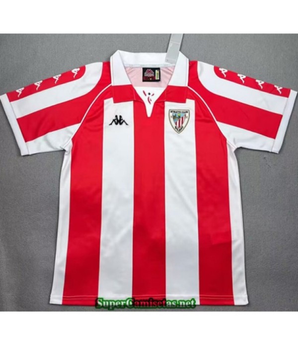 Tailandia Primera Equipacion Camiseta Retro Athletic Bilbao 98 99 S21155