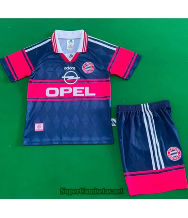 Tailandia Primera Equipacion Camiseta Retro Bayern Munich Niño 1997 99 S21140