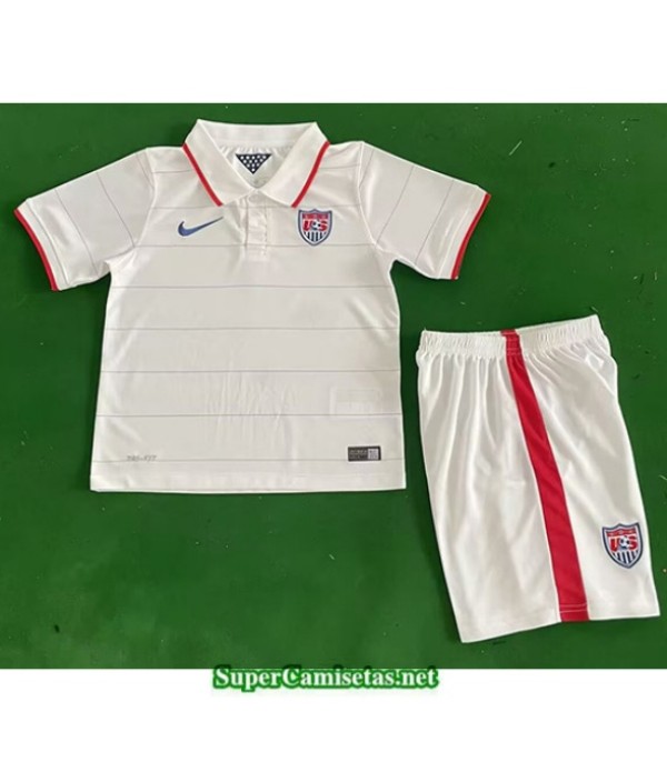 Tailandia Primera Equipacion Camiseta Retro Estados Unidos Niño 2014 S21192