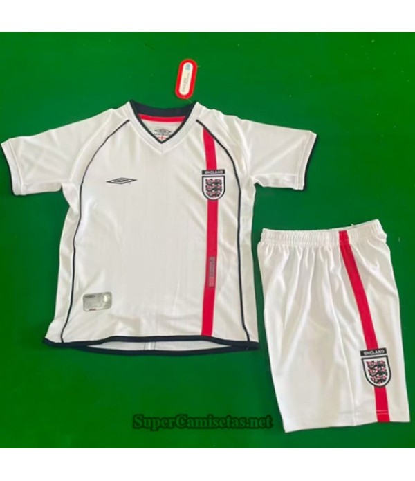 Tailandia Primera Equipacion Camiseta Retro Inglaterra Niño 2002 S21180