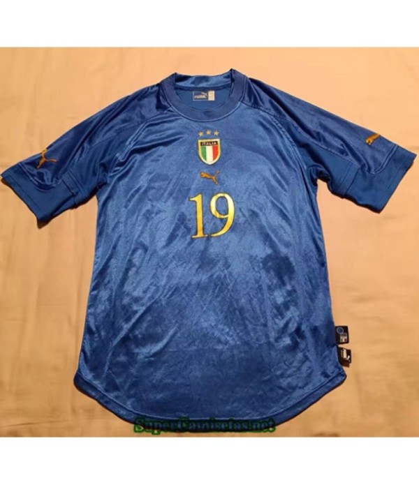 Tailandia Primera Equipacion Camiseta Retro Italia 2004 S21195