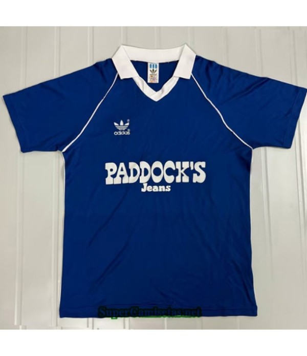 Tailandia Primera Equipacion Camiseta Retro Schalke 04 90 91 S21149