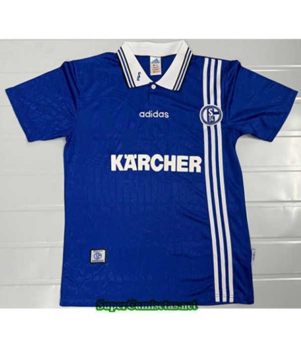 Tailandia Primera Equipacion Camiseta Retro Schalke 04 96 97 S21150
