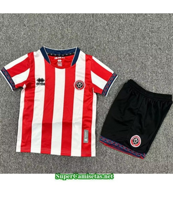 Tailandia Primera Equipacion Camiseta Sheffield United Niño 2025 2026 S21086