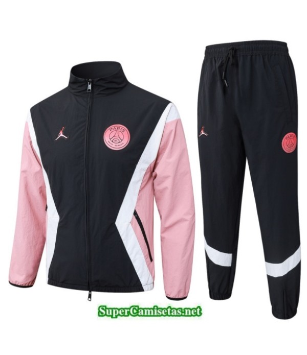 Tailandia Rompevientos Paris Psg Negro/rosa/blanco 2025 2026 S21586