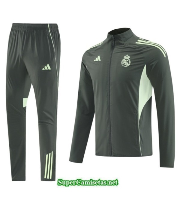 Tailandia Rompevientos Real Madrid Verde 2025 2026 S21514