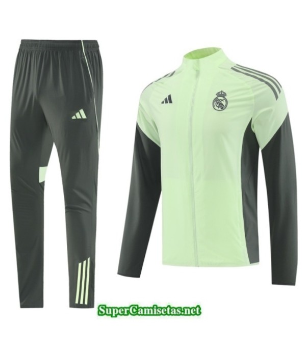 Tailandia Rompevientos Real Madrid Verde 2025 2026 S21520