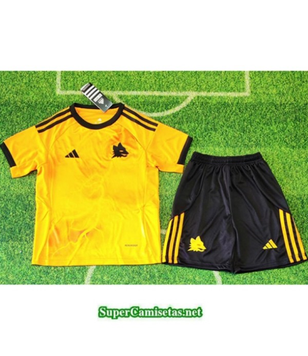 Tailandia Segunda Equipacion Camiseta As Roma Niño 2025 2026 S21254