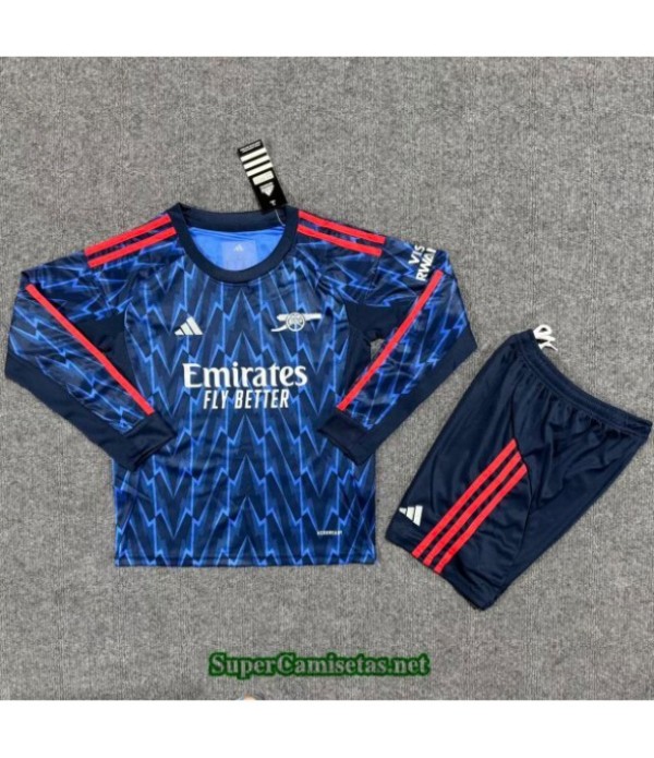 Tailandia Segunda Equipacion Camiseta Arsenal Niño Manga Larga 2025 2026 S20926