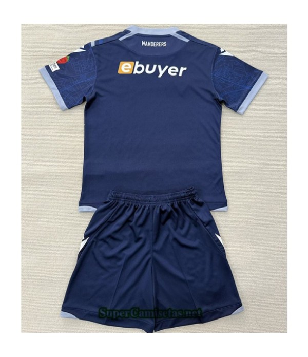 Tailandia Segunda Equipacion Camiseta Bolton Wanderers Niño 2025 2026 S20951
