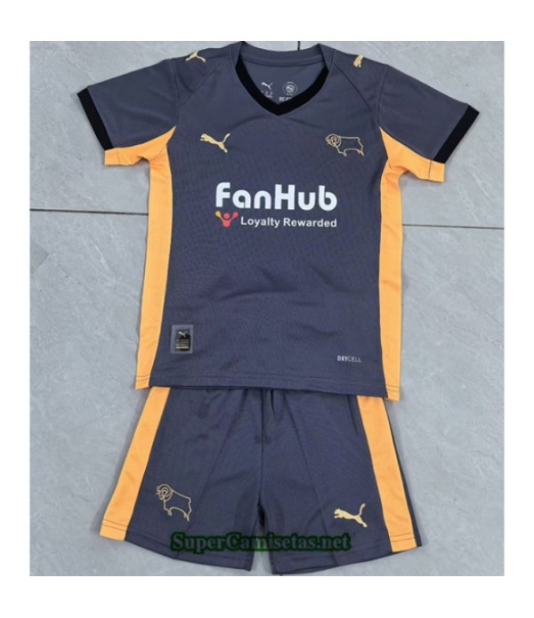 Tailandia Segunda Equipacion Camiseta Derby County Niño 2025 2026 S20994