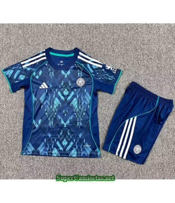 Tailandia Segunda Equipacion Camiseta Leicester City Niño 2025 2026 S21028