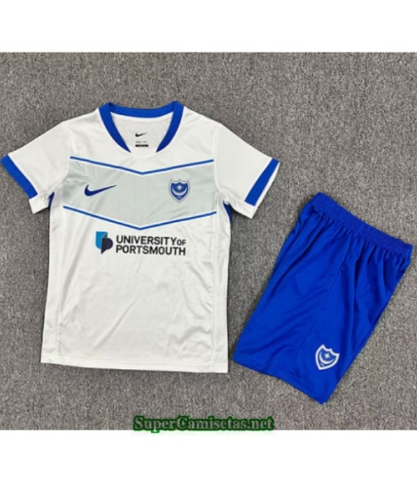 Tailandia Segunda Equipacion Camiseta Portsmouth F.c Niño 2025 2026 S21083