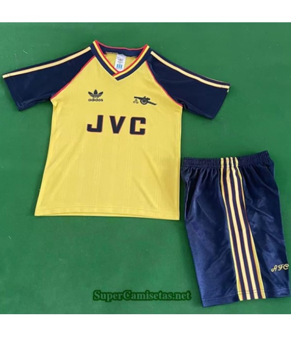 Tailandia Segunda Equipacion Camiseta Retro Arsenal Niño 88 89 S21205