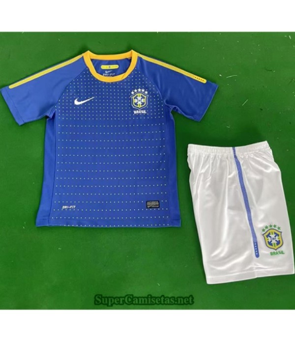 Tailandia Segunda Equipacion Camiseta Retro Brasil Niño 2010 S21183