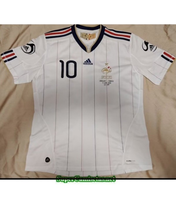 Tailandia Segunda Equipacion Camiseta Retro Francia 2010 S21193