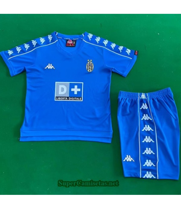 Tailandia Segunda Equipacion Camiseta Retro Juventus Niño 99 00 S21244