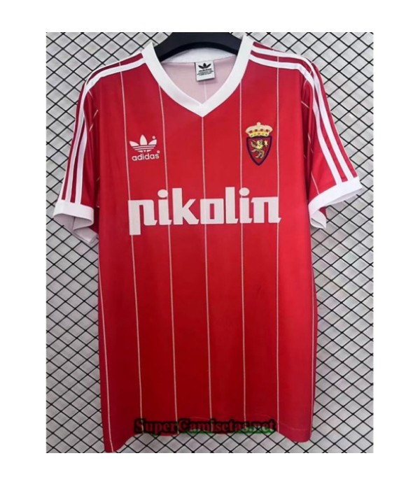 Tailandia Segunda Equipacion Camiseta Retro Real Zaragoza 1984 S21225