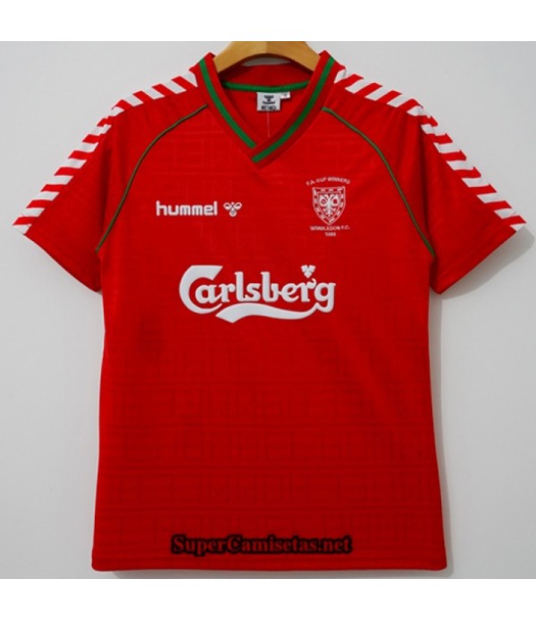 Tailandia Segunda Equipacion Camiseta Retro Wimbledon 88 89 S21138