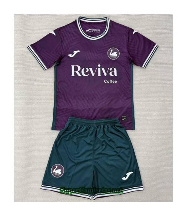 Tailandia Segunda Equipacion Camiseta Wangxi City Niño 2025 2026 S20893